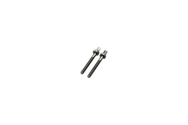 Square head bolt (M6 x 48mm, Black Nickel plated finish, 2pcs/set), w/Black Nickel metal washers