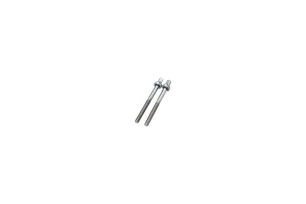 Square head bolt (M6 x 61mm, plated finish, 2pcs/set), metal washers